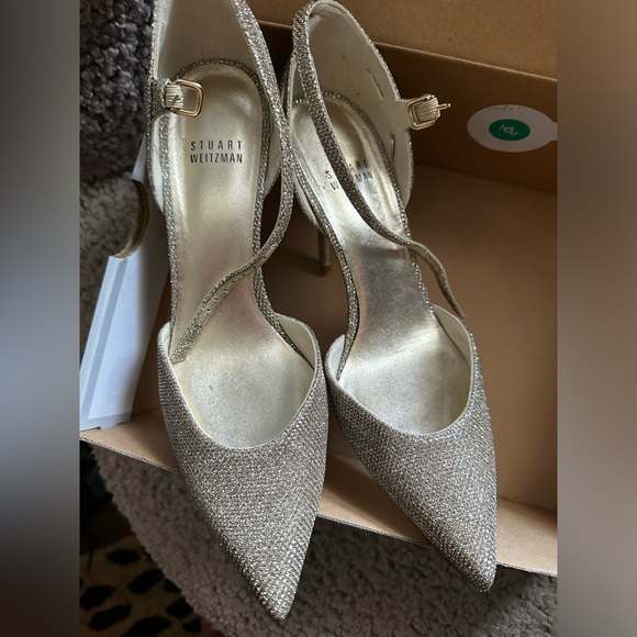 Stuart Weitzman pointed rhinestone heel - Picture 5 of 8